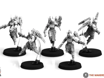 Daughters of War - Valkyries 3D print model