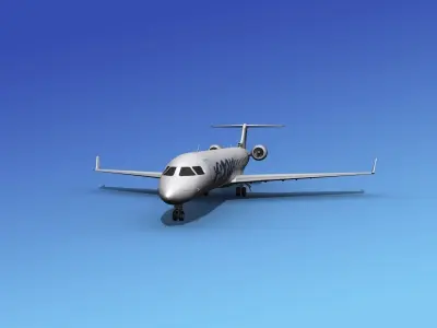 Bombardier CRJ700 Adria 3D model