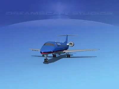 Embraer ERJ-140 British Midland 3D model