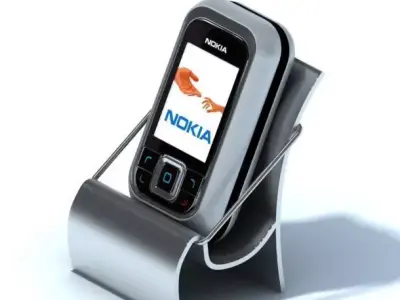 Small Titanium Cell Phone Holder 3D model