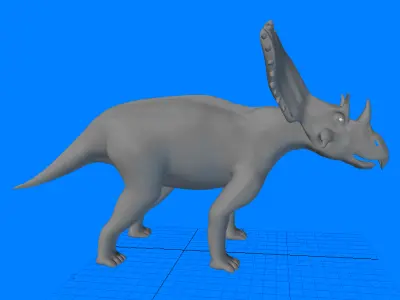 Chasmosaurus triceratops 3D model