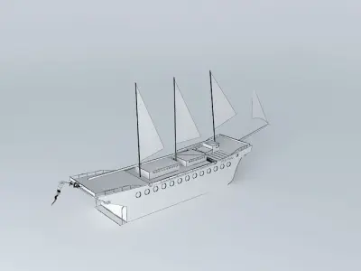 The USS Katrina Free 3D model