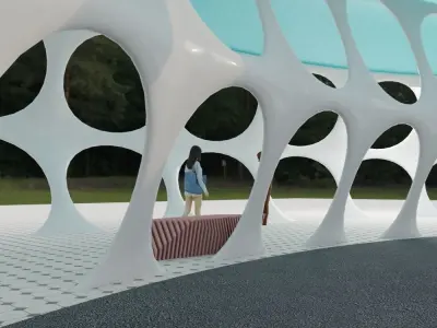 Architecture design Free 3D model