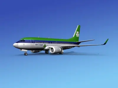 Boeing 737-700ER Aer Lingus 3D model