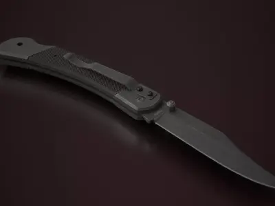 Ka-Bar Knife 3D Model Low-poly 3D model