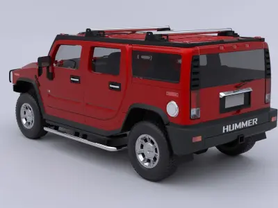 Hummer H2 3D model