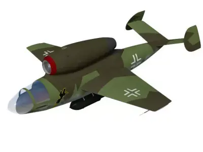 Henschel Hs132 3D model