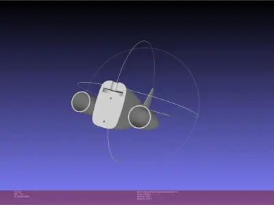 NASA AD-1 Oblique Wing Model 3D print model