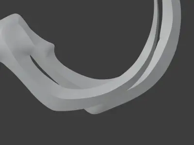 Noob Saibot sickle from Mortal Kombat 11 - Serrated sting 3D print model