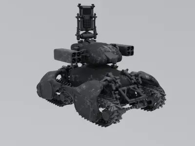 Drone Tank Free 3D model