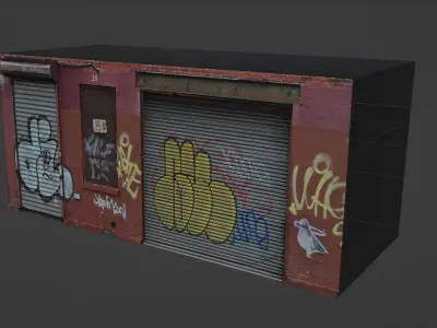 New York Small Commercial Building 3D model