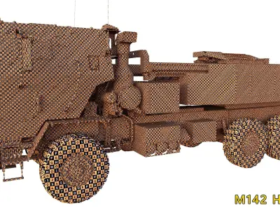 M142 HIMARS 3D model