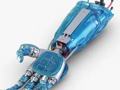 Bio robotic hand v 1 3D model