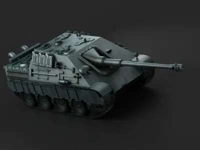 Jagdpanther Tank Germany Jagdpanther tank 3D model