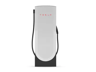 Tesla Charger Station V4 3D model