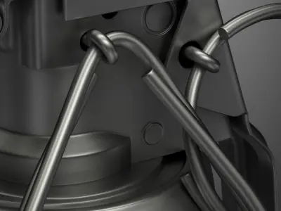 grenade M84 subdivison ready 3D model