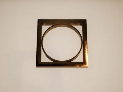 Bronze Wall Decoration 04 Free low-poly 3D model