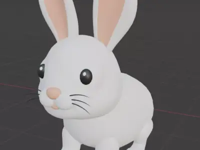 Cute Low Poly Pets Low-poly 3D model