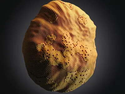 Procedural Beehive 3D model
