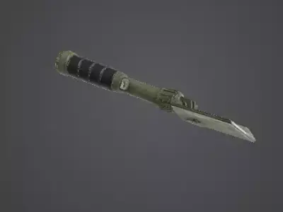 Low Poly Military Entrenching Tool Low-poly 3D model
