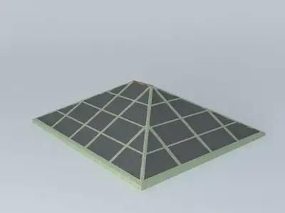 Skylite pyramid Free 3D model