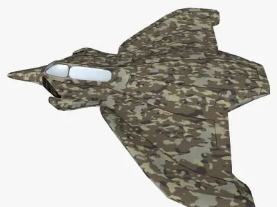 space mosquito A Low-poly 3D model