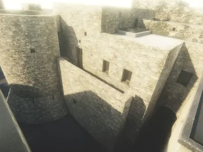 Medieval dwelling restoration in Greece 3D model