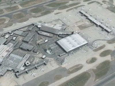 Heathrow Airport London UK 3D model