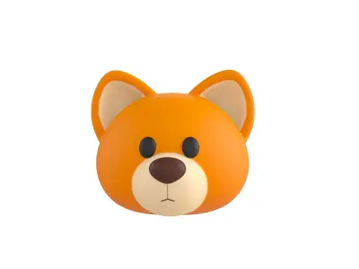 Prop133 Dog Head 3D model