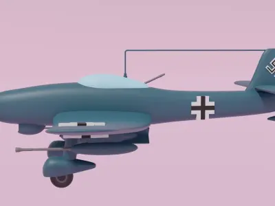 Junkers Ju 87 Stuka German Dive Bomber 3D model