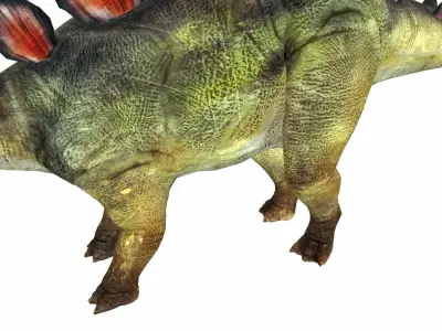 Stegosaurus Low-poly 3D model