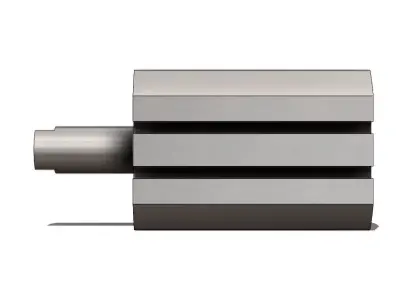 Cilindro Pneumatico SMC CD55B25 20 Pneumatic Cylinder 3D model