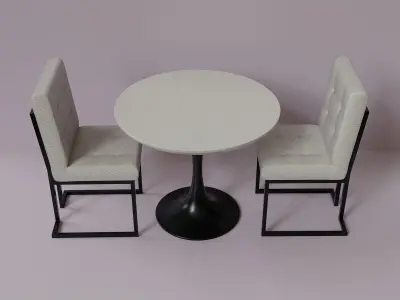 Modern living room set 9 3D model