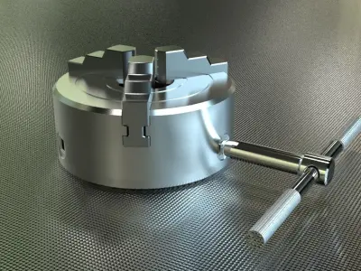 Lathe Chuck Free 3D model