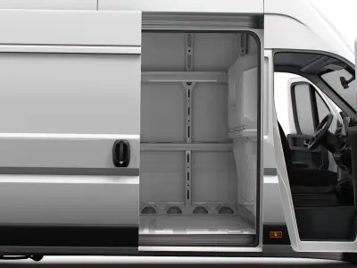 Peugeot e Boxer Van L4H3 HQ Interior 2025 3D model