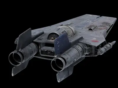 RZ-2 A-WING 3D model