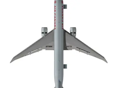 Boeing 777-300ER Air Canada 3D model