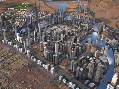Dubai 3D model