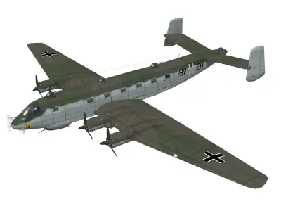Junkers Ju290 A5 3D model