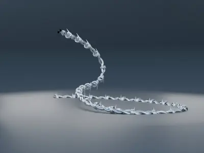 Barbed Wire 3D model