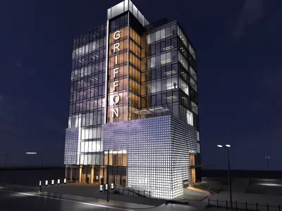 Office buildings Contemporary 3D model