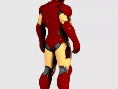 Iron Man Mark 46 Armor Low-poly 3D model