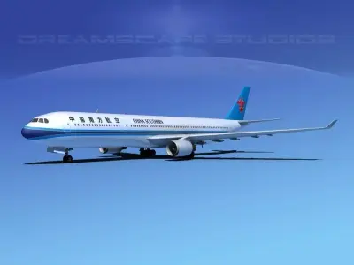 Airbus A330-300 China Southern  3D model