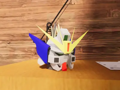 GUNDAM PENCIL HOLDER 3D model