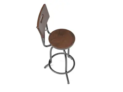 Bar Stool Free 3D model shop