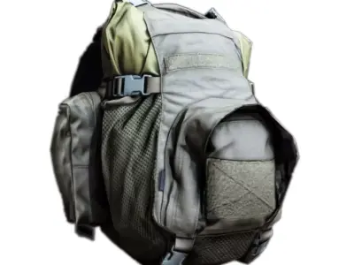 Military Tactical Backpack Low-poly 3D model