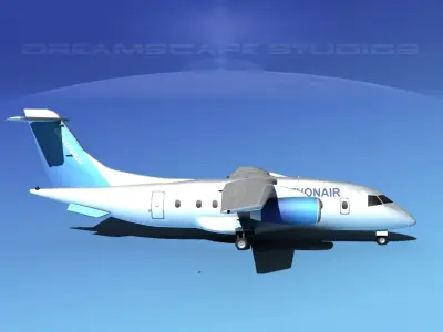 Dornier 328Jet Devon Air 3D model
