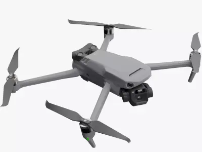 High Detailed 3d model of DJI Mavic 3 3D model