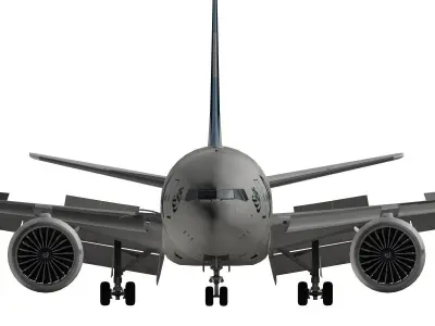 Boeing 777-200LR Pakistan Airlines 3D model