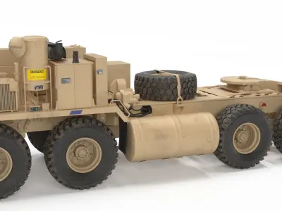 M983 HEMTT Patriot Tractor Truck 3D model